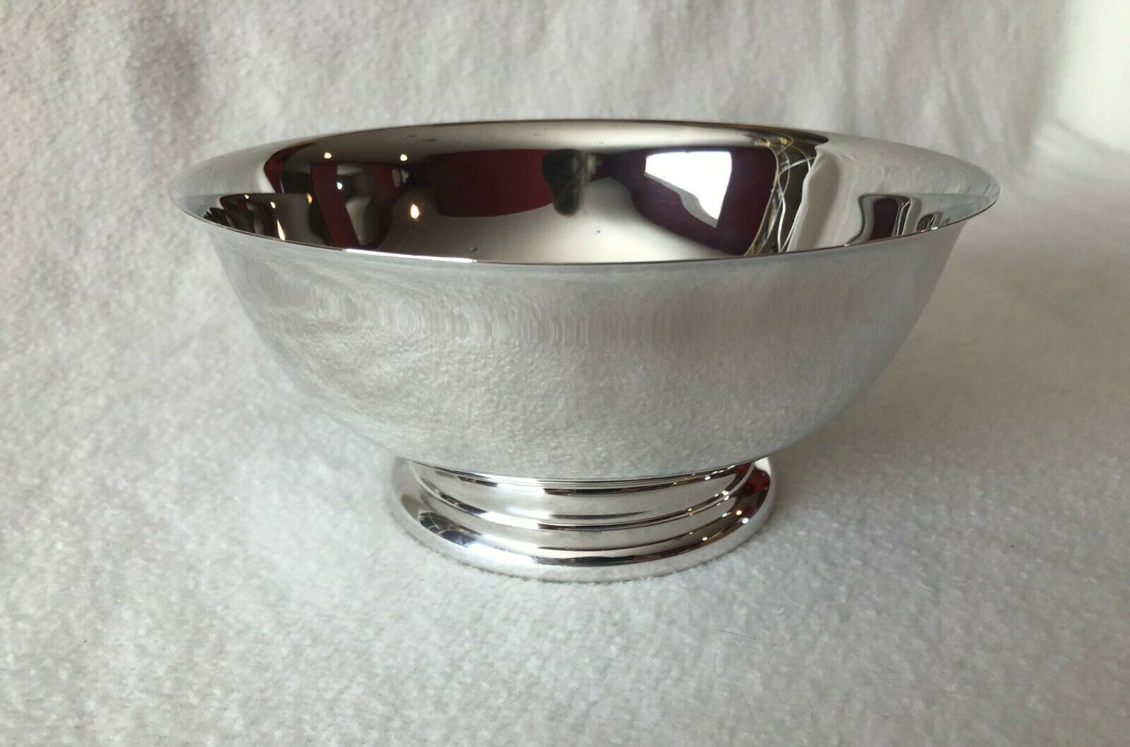 Vintage Silverplate Paul Revere Bowl Sheridan Mint Condition Never Used In Box