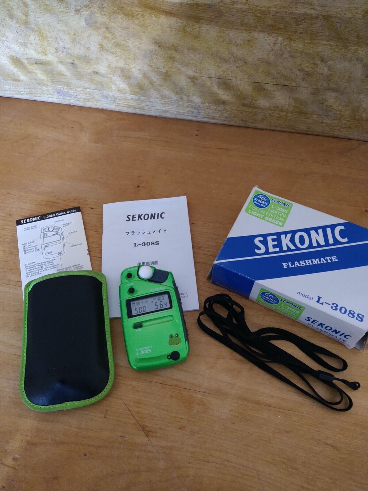 Sekonic L-308s Flashmate Green 60th Anniversary Limited Edition Light Meter